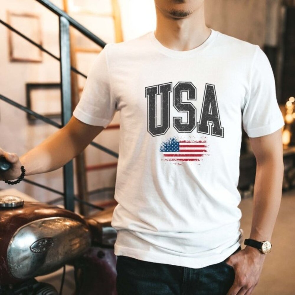 USA Flag Shirt, 4 of July T-shirt, USA Flag Tee, USA Shirt for 4of July